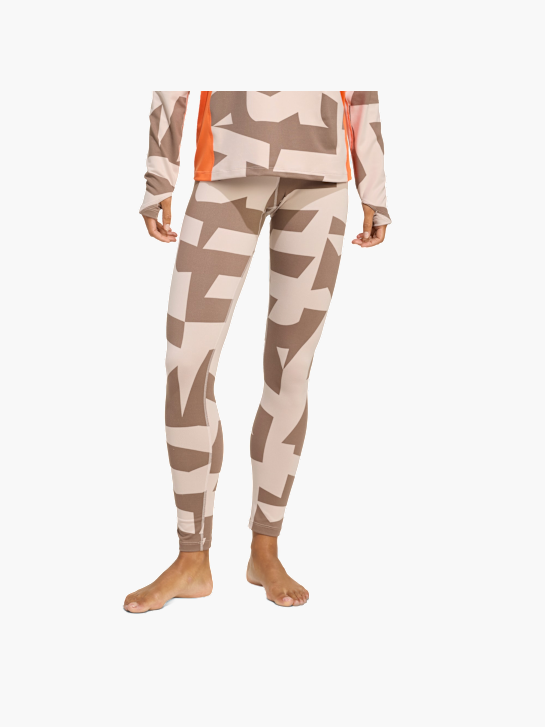 adidas Multi Synthetic Baselayer Leggings Beige 156417 2