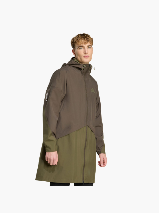 adidas Terrex Multi 2 Layer CLIMAPROOF Regenparka Khaki 157304 2