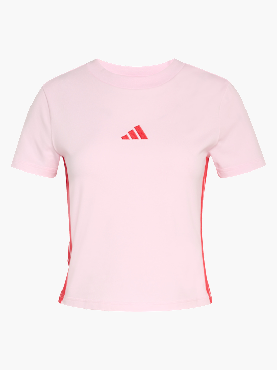 adidas Essentials 3-Streifen Slim Baby T-Shirt Rosa 156473 1