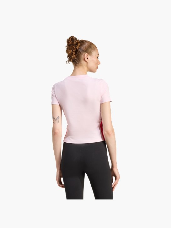adidas Essentials 3-Streifen Slim Baby T-Shirt Rosa 156473 3