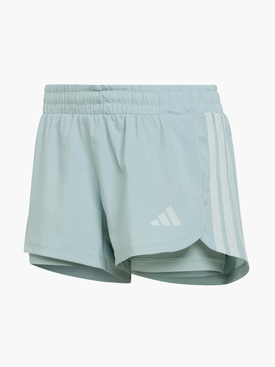 adidas Pacer Workout Woven 2in1 Shorts Grün 156944 1