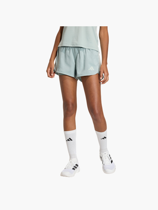 adidas Pacer Workout Woven 2in1 Shorts Grün 156944 2