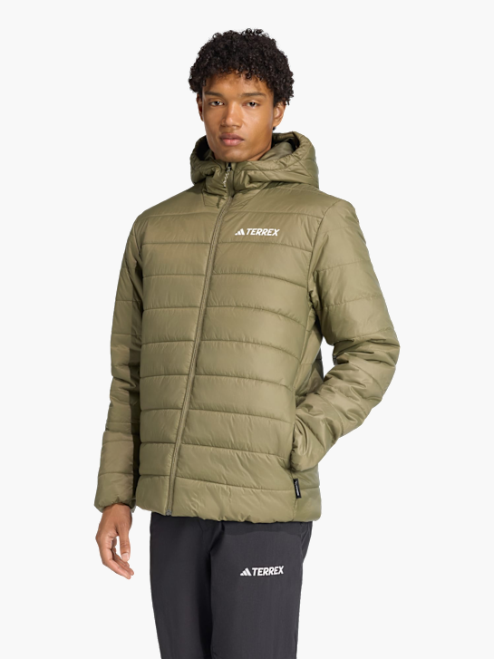 adidas Terrex Multi Essentials CLIMAWARM Isolierte Kapuzenjacke Grün 143280 2
