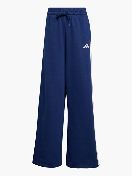 adidas adidas 3-Streifen Weite Fleecehose Blau 143387 1