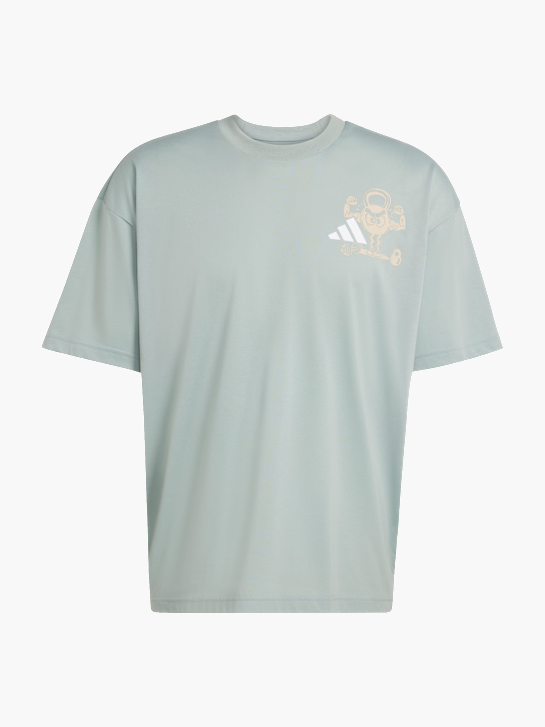 adidas CLIMACOOL FUN TRAINING Grafik T-Shirt Mint 156782 1