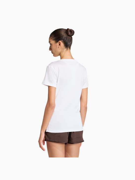 adidas adidas Workout Essentials T-Shirt mit V-Ausschnitt Weiß 156514 3