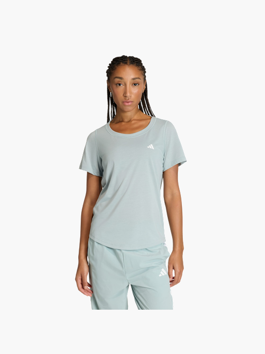 adidas Workout Essentials T-Shirt mit tiefem Ausschnitt Grün 156033 2