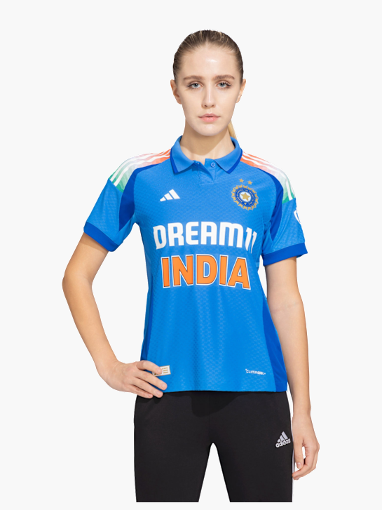 adidas Indien Cricket One Day International Trikot Blau 142896 2