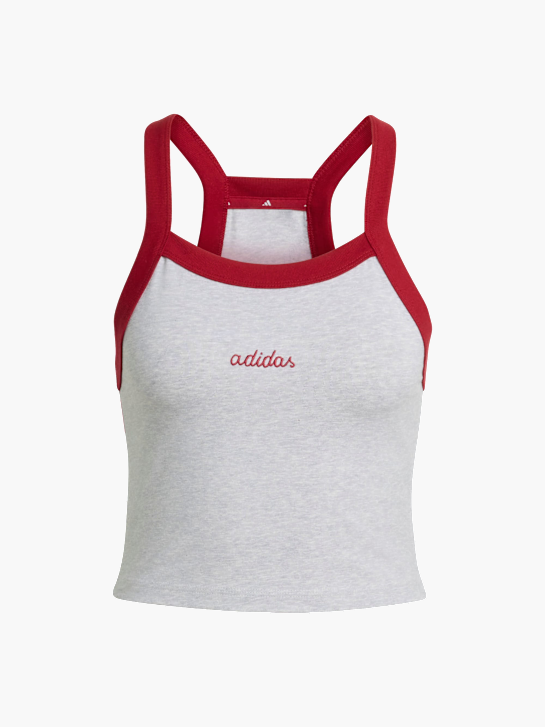 adidas Seasonal Essentials Colorpop Tanktop mit aufgestickter Grafik Grau 156082 1