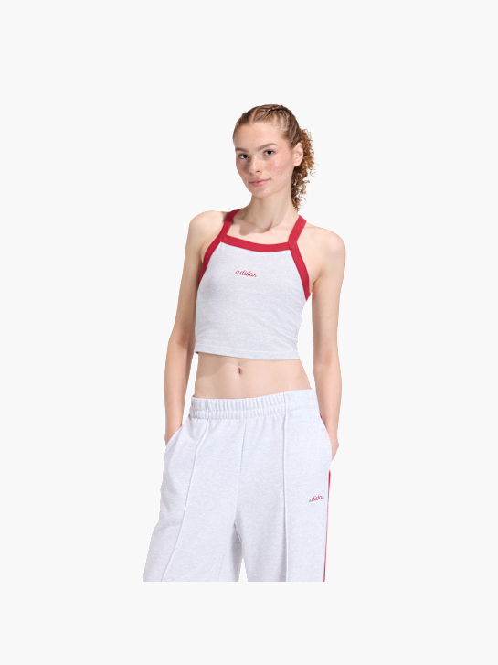 adidas Seasonal Essentials Colorpop Tanktop mit aufgestickter Grafik Grau 156082 2