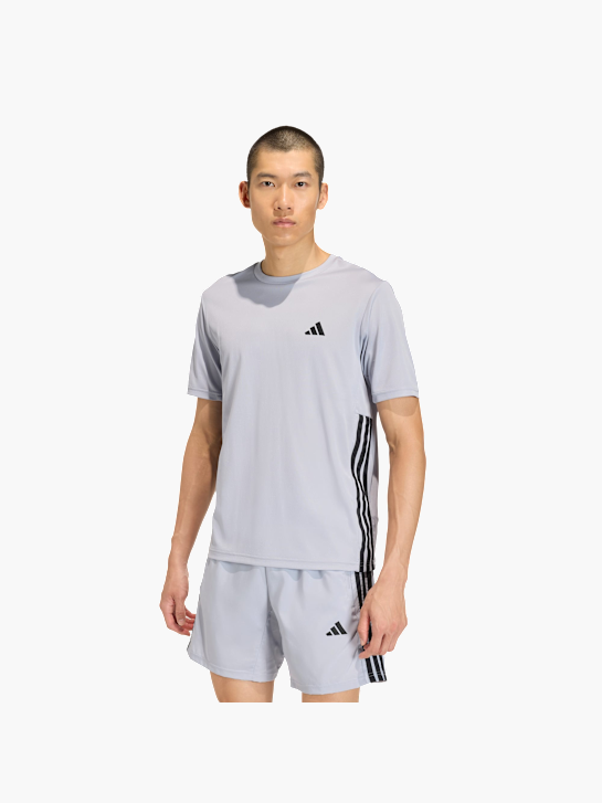 adidas WORKOUT ESSENTIALS BASE 3-STREIFEN T-SHIRT Grau 156903 2
