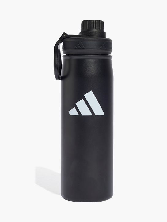 adidas Trinkflasche aus Metall mit Schraubverschluss, 0,6 Liter Schwarz 156094 1