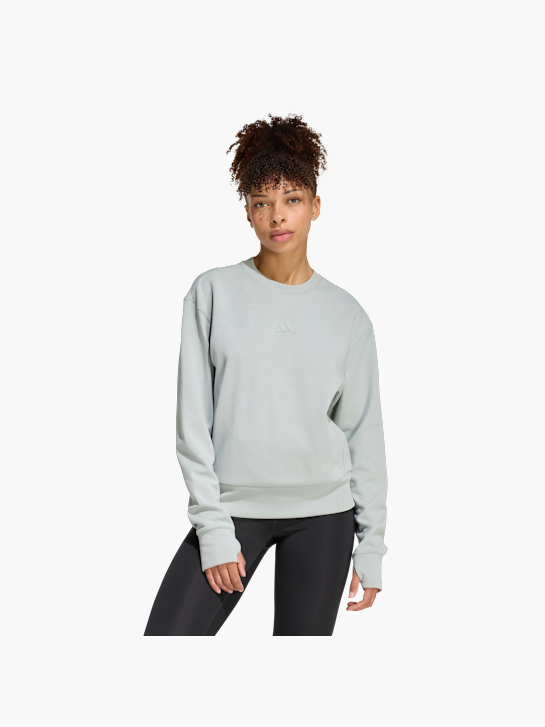 adidas Designed-for-Training entworfenes Warm-Up Sweatshirt mit Rundhalsausschnitt Grün 156386 2