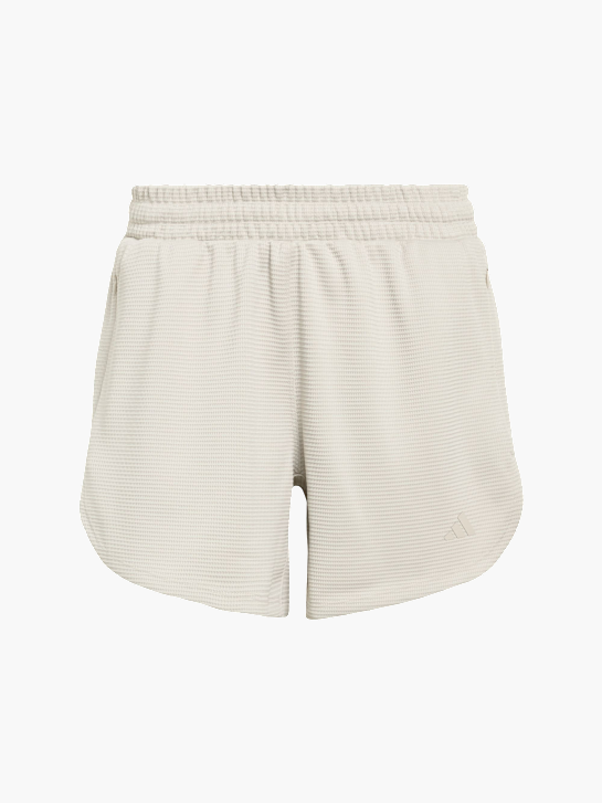 adidas Pacer Workout Waffle Shorts Beige 156105 1