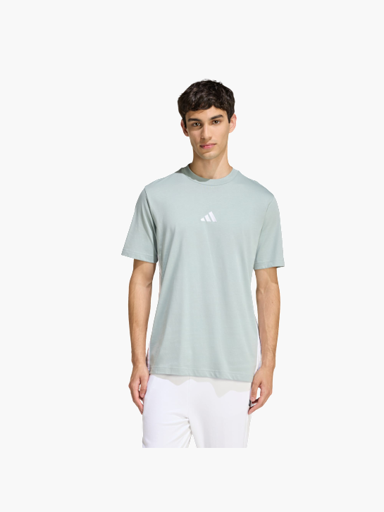 adidas Essentials 3-Streifen Single Jersey T-Shirt Mint 156442 2
