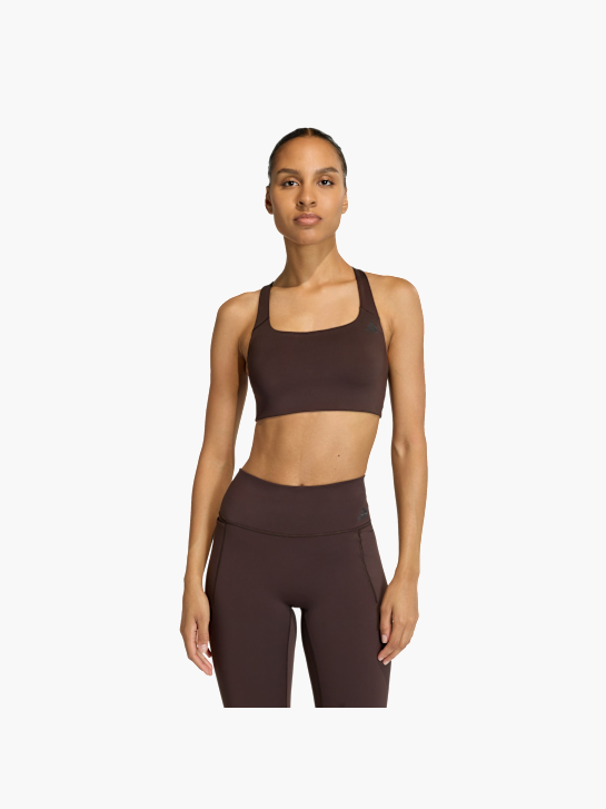 adidas Optime Workout BH, mittlere Belastung Braun 156818 3