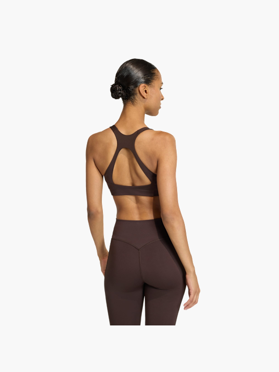 adidas Optime Workout BH, mittlere Belastung Braun 156818 4