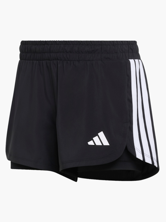 adidas Pacer Workout Woven 2in1 Shorts Schwarz 156945 1