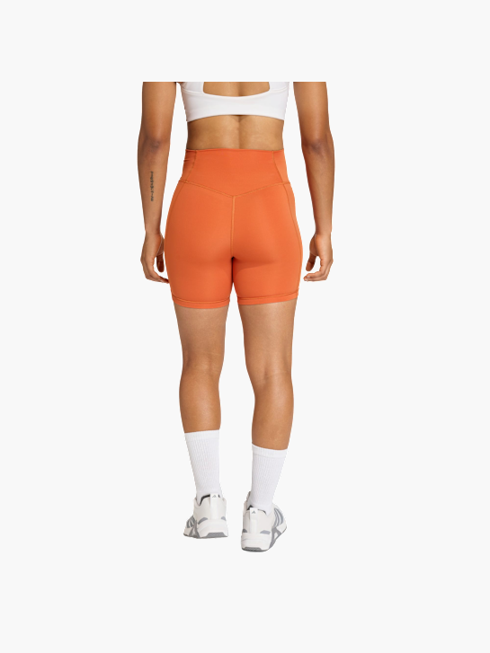 adidas Optime Essentials Workout kurze Leggings Orange 156196 3