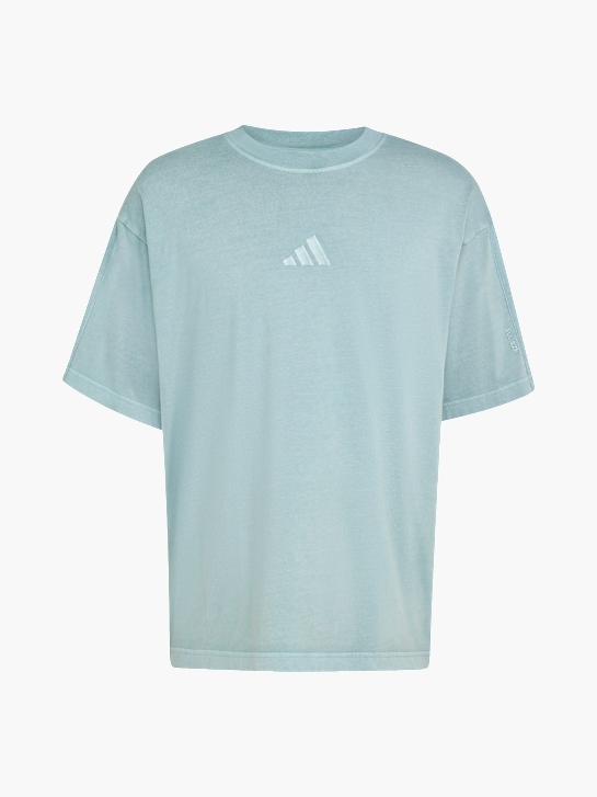 adidas ALL SZN T-Shirt, verwaschene Optik Grün 156263 1