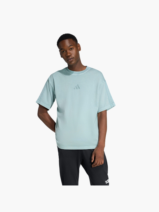 adidas ALL SZN T-Shirt, verwaschene Optik Grün 156263 2