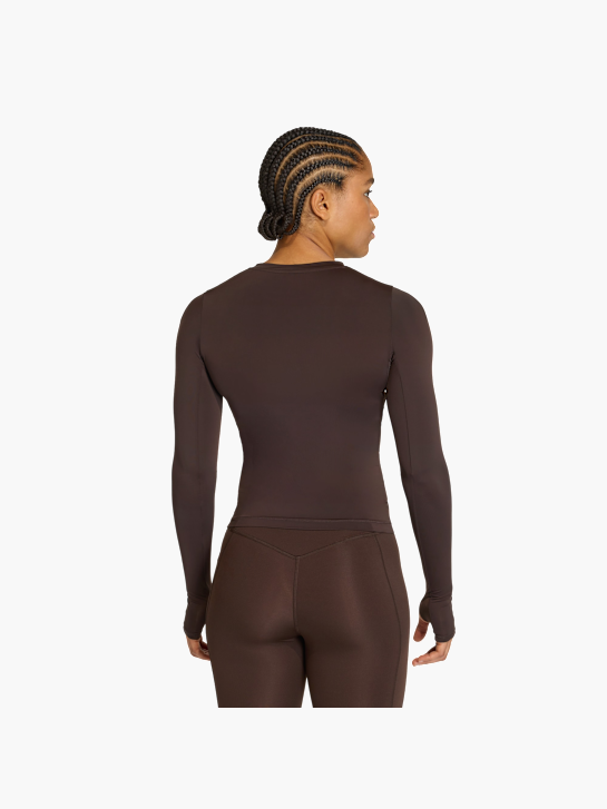 adidas PrimeLift Essentials Workout Contour Longsleeve Braun 156759 3