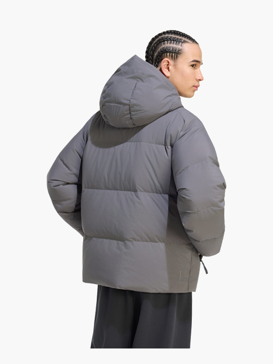 adidas HELIONIC PUFFER JACKE KAPUZE Grau 168696 3