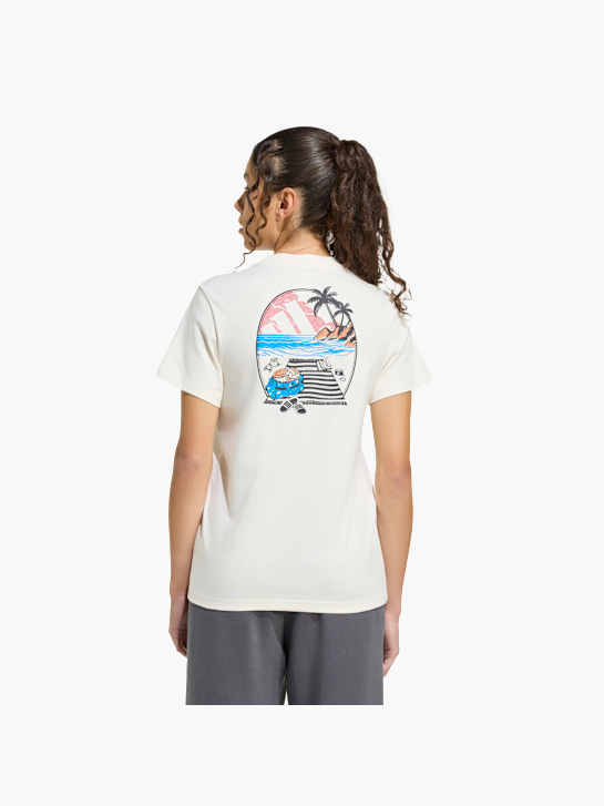 adidas SUMMER SLIDE GRAPHIC T-SHIRT2 Weiß 157288 3