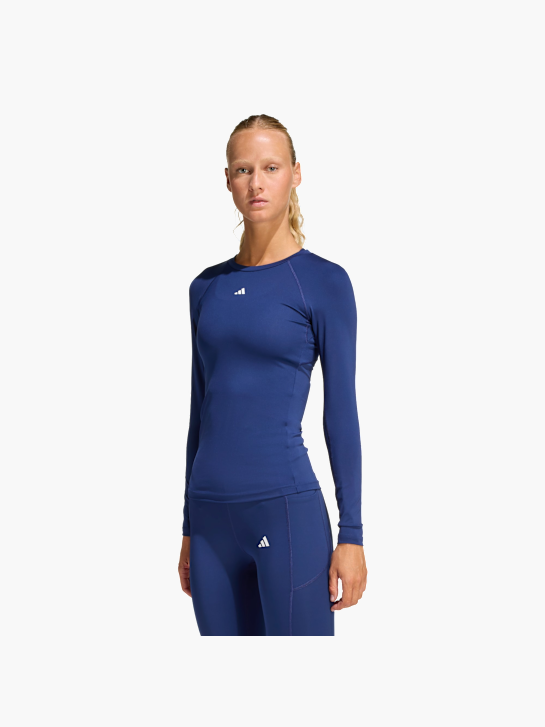 adidas TECHFIT Training Longsleeve Blau 156232 2
