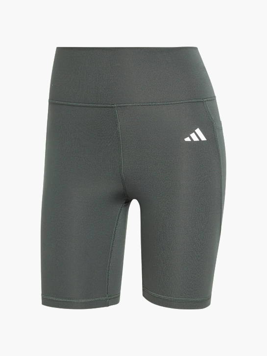 adidas Optimé Essentials kurze Leggings mit Tasche, 18 cm Grau 168761 1