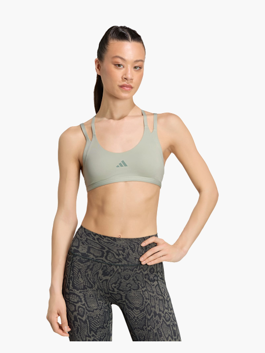 adidas Optime Workout Strappy Sport-BH, leicht stützend Mint 169644 3
