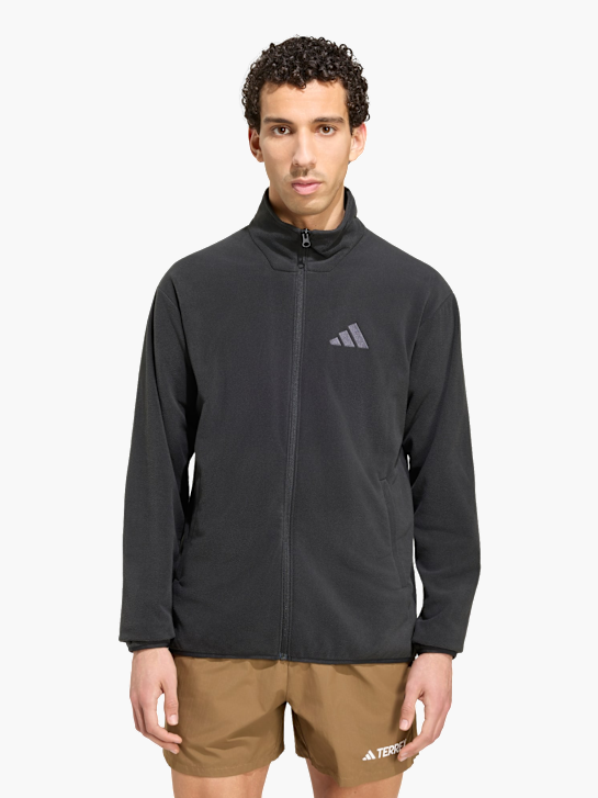 adidas Terrex Multi Essentials Fleecejacke, durchgehender Reißverschluss Schwarz 168599 2