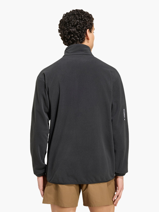 adidas Terrex Multi Essentials Fleecejacke, durchgehender Reißverschluss Schwarz 168599 3