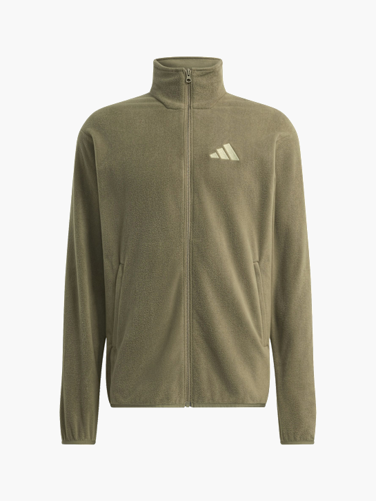 adidas Terrex Multi Essentials Fleecejacke, durchgehender Reißverschluss Grün 168600 1