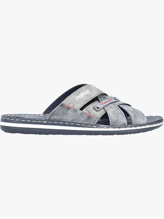 Rieker Herren Pantoletten Blau 143481 1