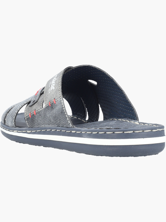 Rieker Herren Pantoletten Blau 143481 3