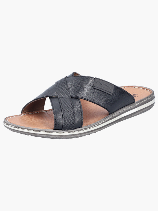 Rieker Herren Pantoletten Schwarz 136911 2