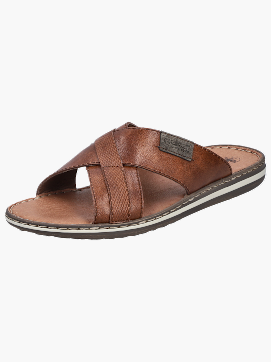 Rieker Herren Pantoletten Braun 136912 2
