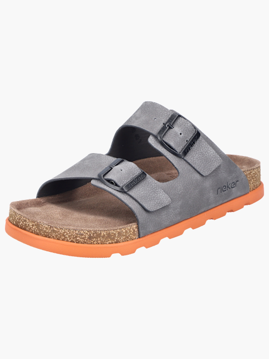 Rieker Herren Pantoletten Grau 136921 2