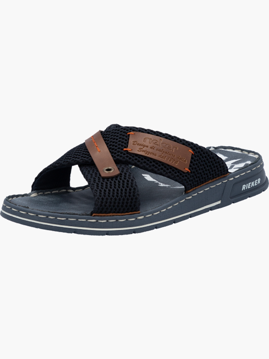 Rieker Herren Pantoletten Blau 136924 2