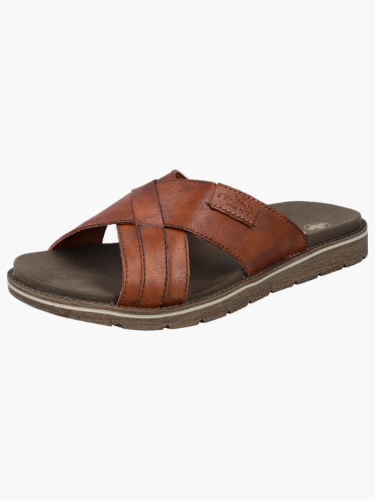 Rieker Herren Pantoletten Braun 136945 2