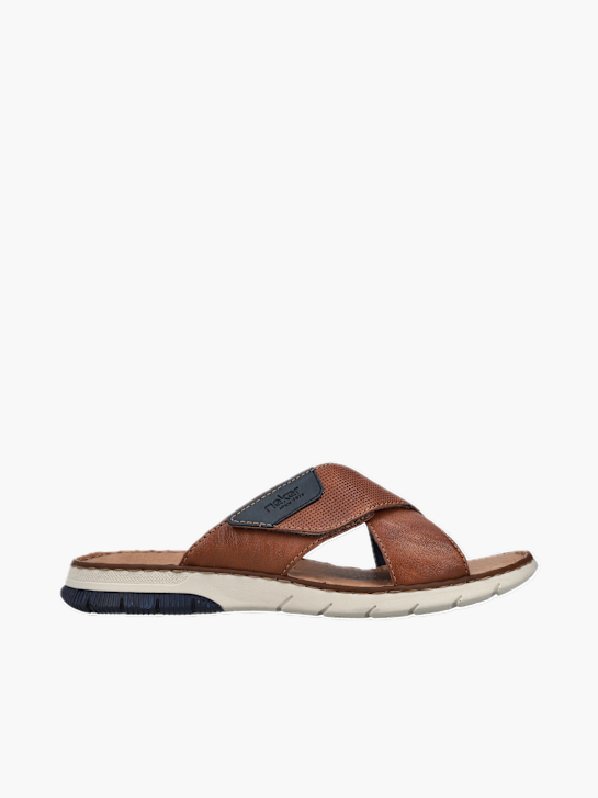 Rieker Herren Pantoletten Braun 130871 1