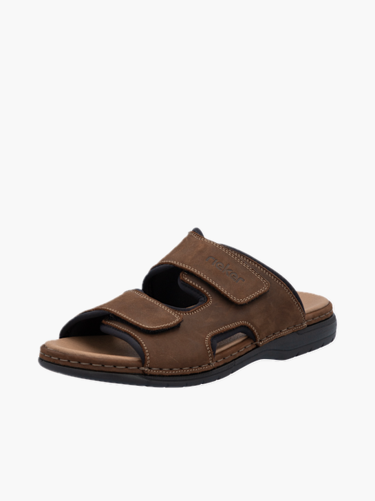 Rieker Herren Pantoletten Braun 136957 2