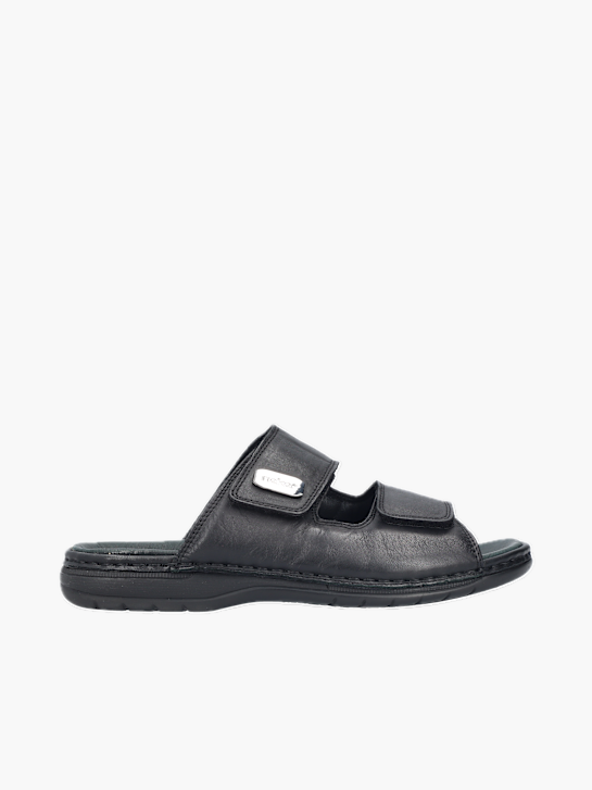 Rieker Herren Pantoletten Schwarz 136959 1