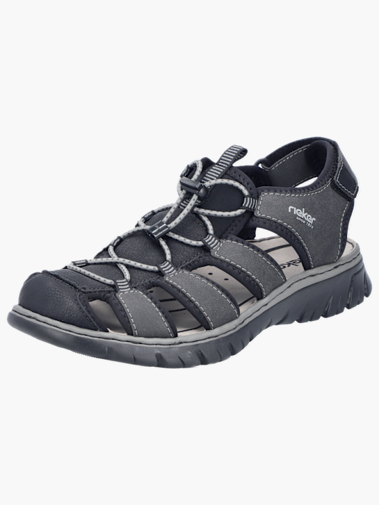 Rieker Herren Trekkingsandalen Schwarz 136969 2