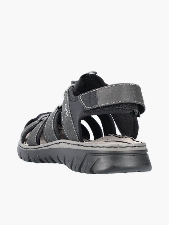 Rieker Herren Trekkingsandalen Schwarz 136969 3