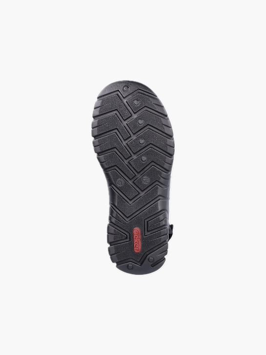 Rieker Herren Trekkingsandalen Schwarz 136969 4