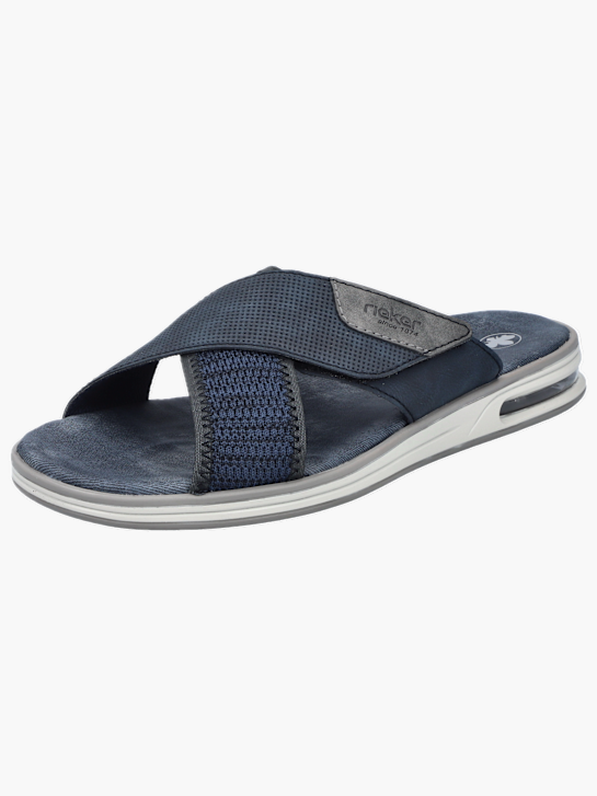 Rieker Herren Pantoletten Blau 136976 2