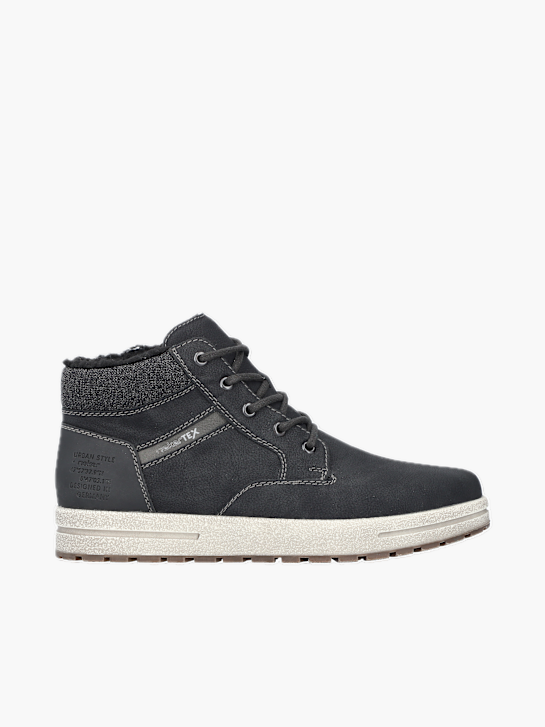 Rieker Herren Schnürstiefel Schwarz 136986 1