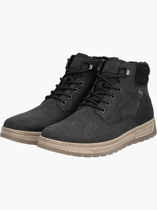 Rieker Herren Schnürstiefel Schwarz 143538 3